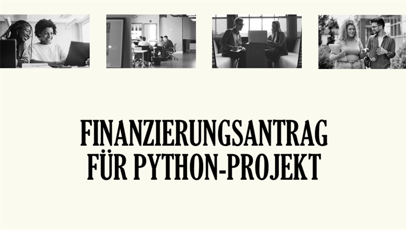 Präsentation des Finanzierungsvorschlags Präsentation des Finanzierungsvorschlags