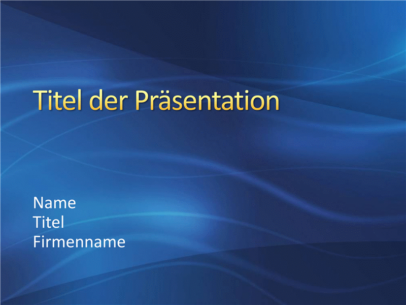 Beispielpräsentationsfolien (Design "Dunkelblaues Rauschen") Beispielpräsentationsfolien (Design "Dunkelblaues Rauschen")