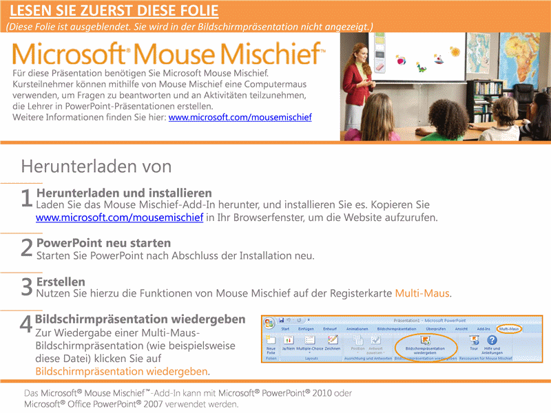 Mouse Mischief-Zählung Mouse Mischief-Zählung