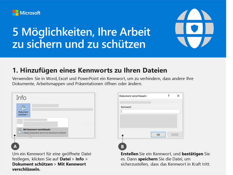 5 Möglichkeiten, Ihre Arbeit zu schützen 5 Möglichkeiten, Ihre Arbeit zu schützen