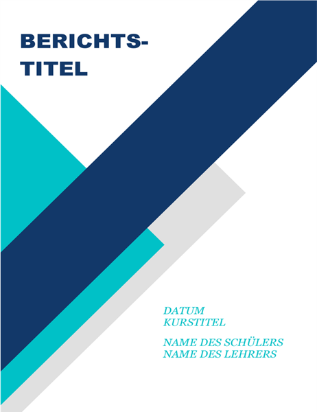 Kreativer Schüler-/Studierendenbericht Kreativer Schüler-/Studierendenbericht