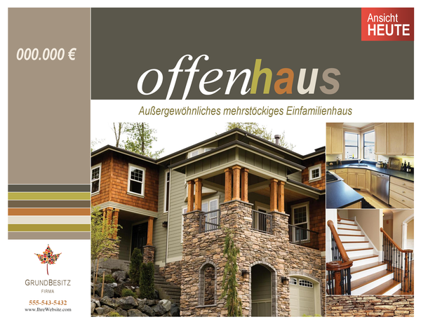 Poster für Immobilien (horizontal) Poster für Immobilien (horizontal)