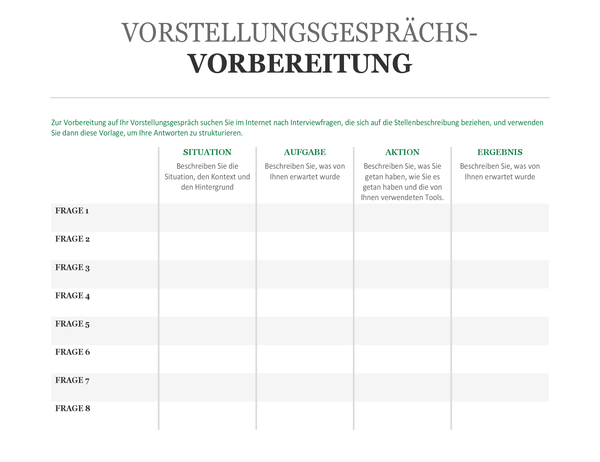 Vorbereitung auf ein Vorstellungsgespräch mit der STAR-Methode Vorbereitung auf ein Vorstellungsgespräch mit der STAR-Methode