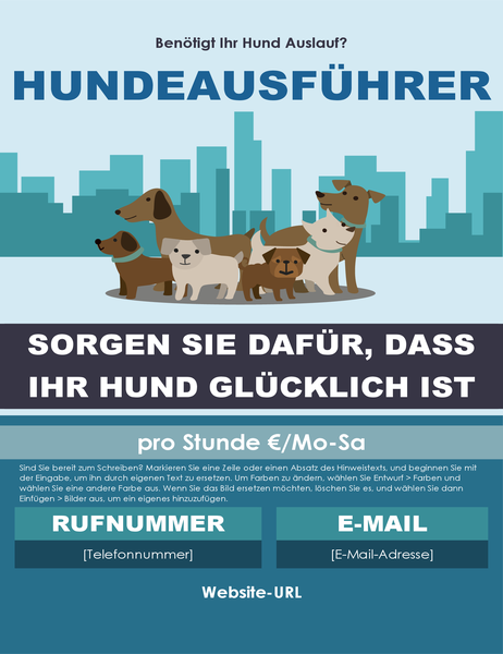 Handzettel für Nebenerwerb Handzettel für Nebenerwerb