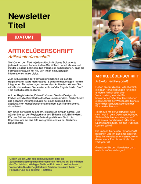 Schul-Newsletter Schul-Newsletter