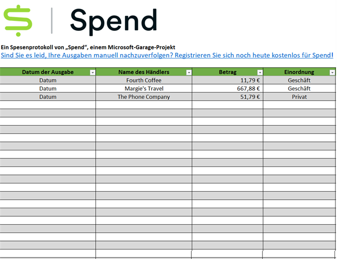 Ausgaben-Tracker Ausgaben-Tracker