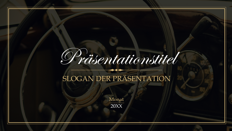 Vintage-Präsentation Vintage-Präsentation