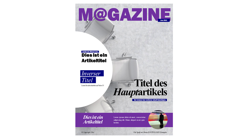 Einbände für Gesellschaftsmagazine Einbände für Gesellschaftsmagazine