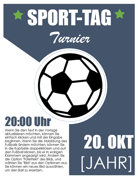 Veranstaltungshandzettel "Sport" Veranstaltungshandzettel "Sport"