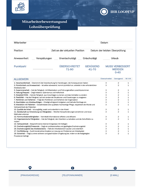 Mitarbeiterbewertung und Lohnüberprüfung für Kleinunternehmen Mitarbeiterbewertung und Lohnüberprüfung für Kleinunternehmen