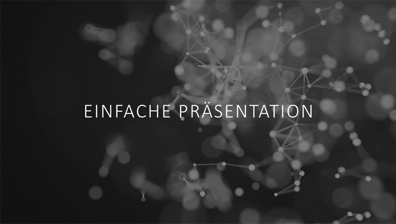 Technische Präsentation Technische Präsentation