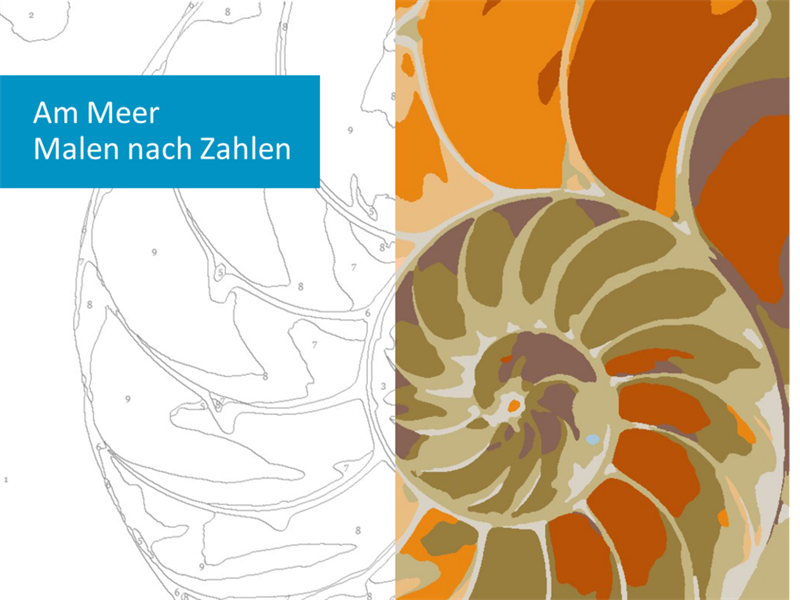 Malen nach Zahlen „Am Meer“ Malen nach Zahlen „Am Meer“