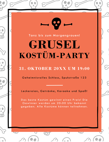 Flyer für Halloween-Partys Flyer für Halloween-Partys
