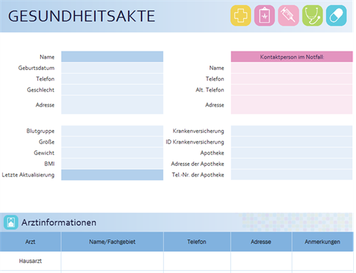 Gesundheitsakte meiner Familie Gesundheitsakte meiner Familie