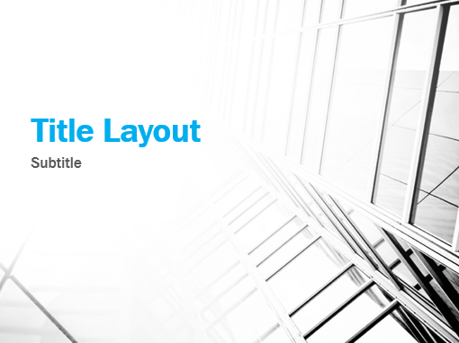 Business contrast presentation (widescreen)