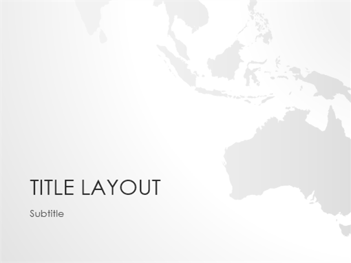 Présentation de la série Cartes du monde, Australie (grand écran) Présentation de la série Cartes du monde, Australie (grand écran)