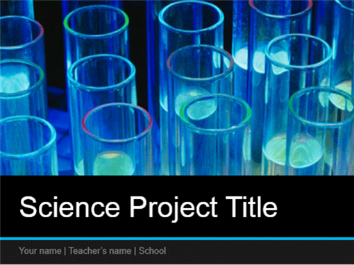 Présentation de projet scientifique (grand écran) Présentation de projet scientifique (grand écran)