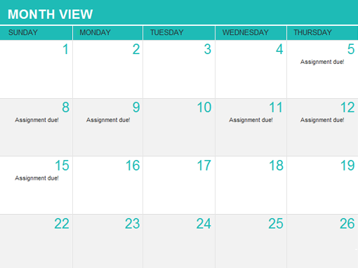 Student Assignment Planner