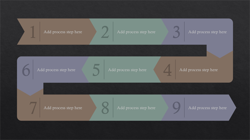 Process path infographic (Slate theme, widescreen) Process path infographic (Slate theme, widescreen)