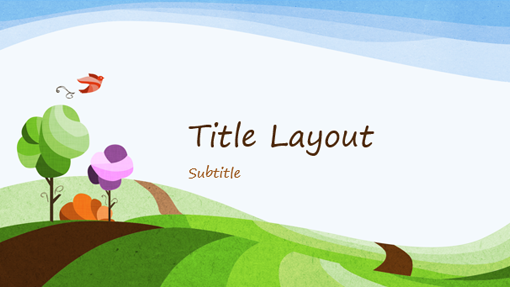 Nature presentation, illustrated landscape design (widescreen) Nature presentation, illustrated landscape design (widescreen)
