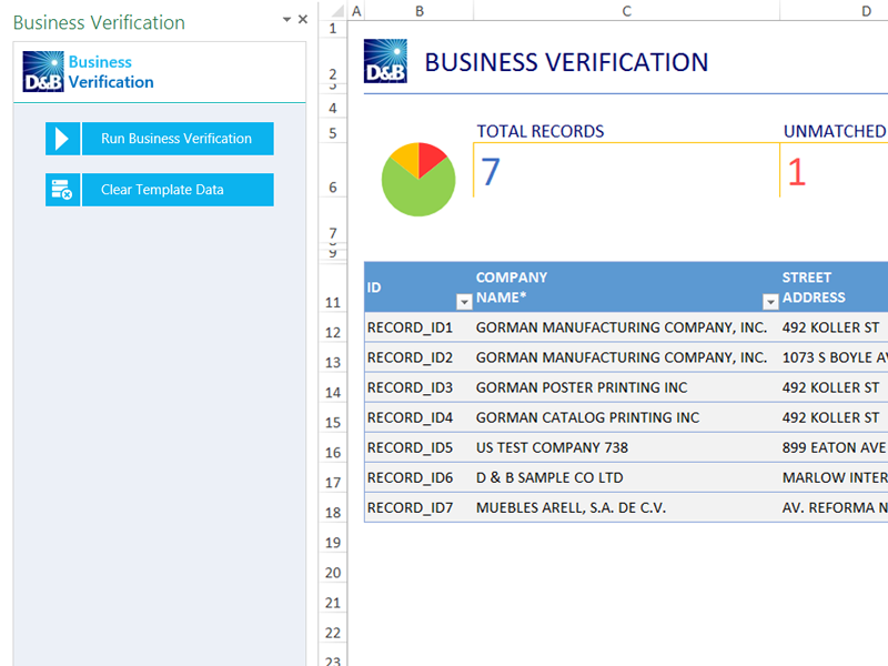 D&B business verification D&B business verification