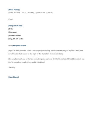 How to Format a Professional Business Letter in Word