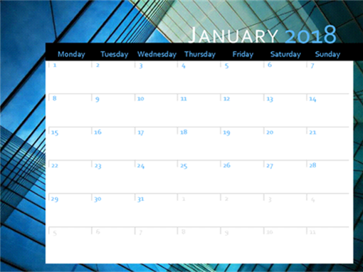 2017 calendar (Mon-Sun) 2017 calendar (Mon-Sun)