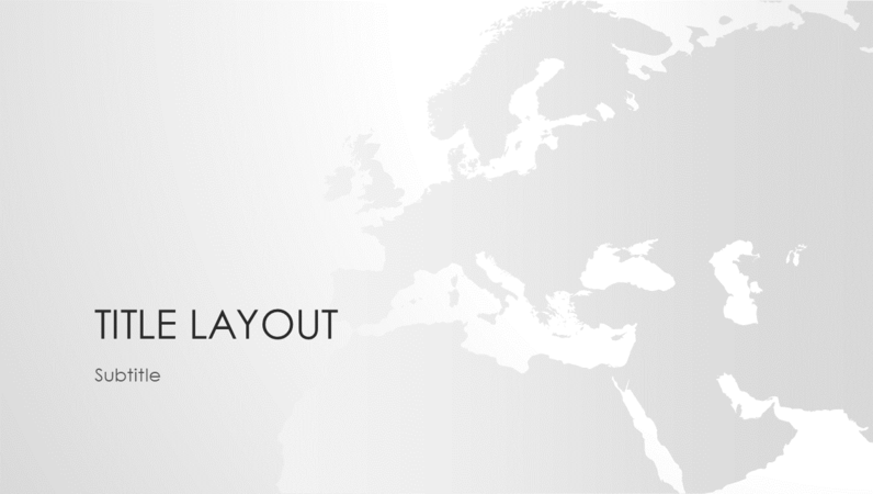 World maps series, European continent presentation (wide-screen) World maps series, European continent presentation (wide-screen)