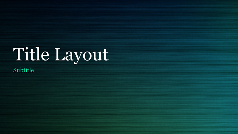 Green brushed metal presentation (widescreen) Green brushed metal presentation (widescreen)