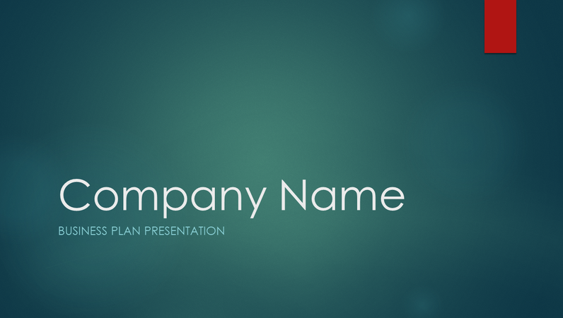 Business plan presentation (Ion green design, widescreen) Business plan presentation (Ion green design, widescreen)