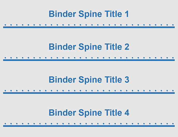 Microsoft Binder Templates