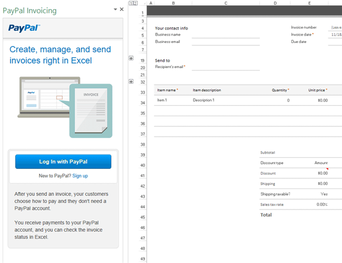 PayPal invoicing PayPal invoicing
