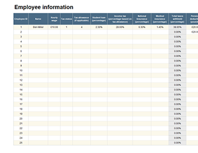 Payroll Calculator