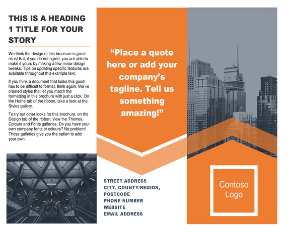 Architecture brochure Architecture brochure