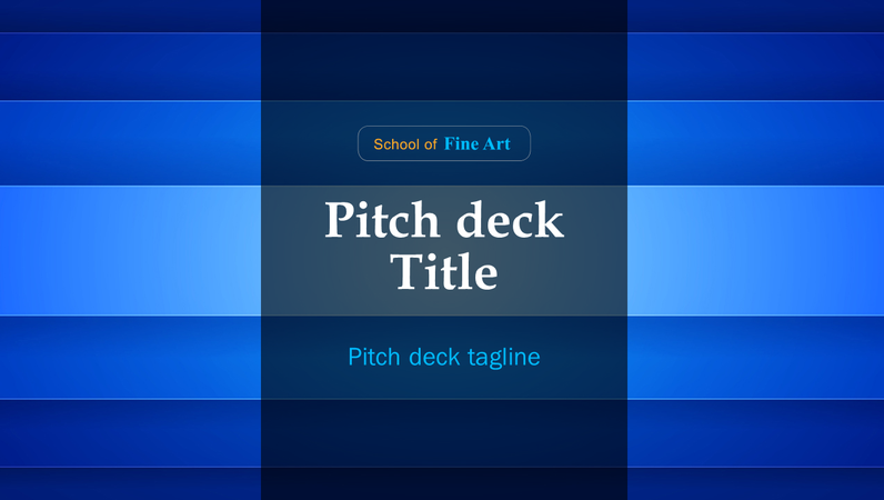 Colourful abstract pitch deck Colourful abstract pitch deck