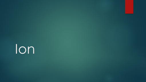 ion blue ion powerpoint template