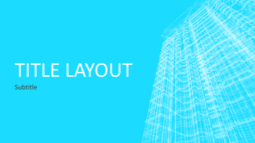 Business wireframe building presentation (widescreen) Business wireframe building presentation (widescreen)