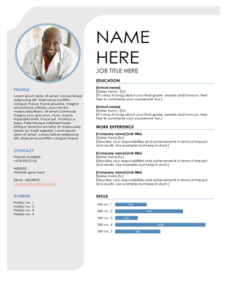 Blue grey CV Blue grey CV