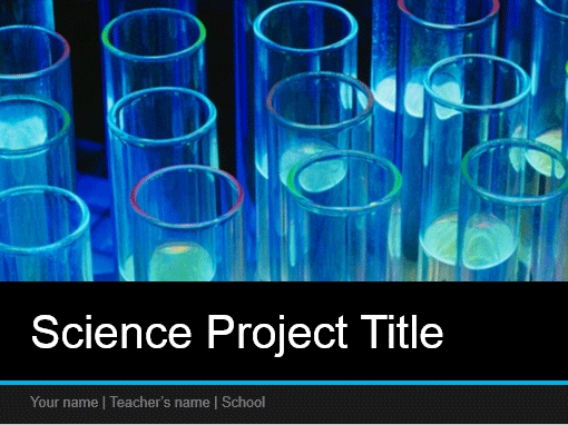 Science project presentation (widescreen)