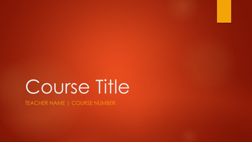 Academic course overview (widescreen) Academic course overview (widescreen)
