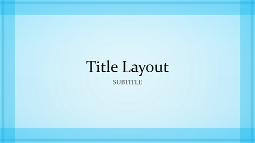 Sheer blue border design presentation (widescreen) Sheer blue border design presentation (widescreen)