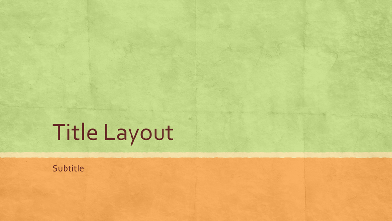 Earth tone presentation (widescreen) Earth tone presentation (widescreen)