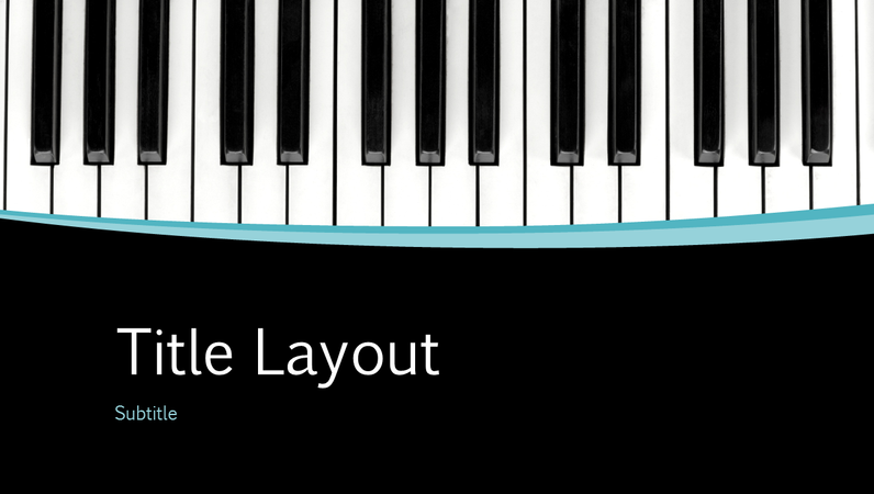 Musical curves presentation (widescreen) Musical curves presentation (widescreen)