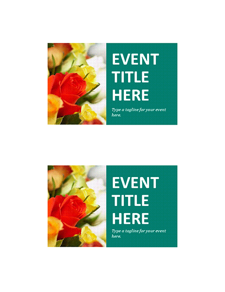 Event postcards Event postcards