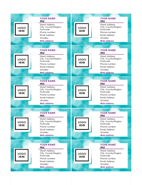 Blue lights business cards Blue lights business cards