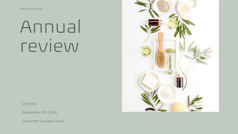 Minimalist colour presentation Minimalist colour presentation