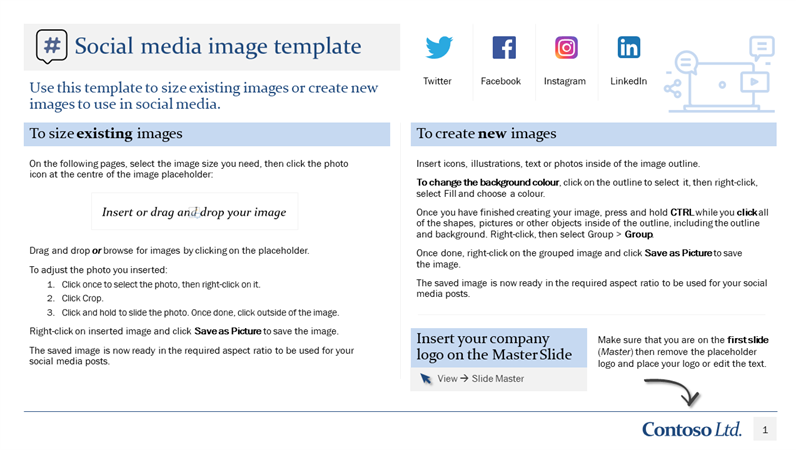 Social media image template Social media image template