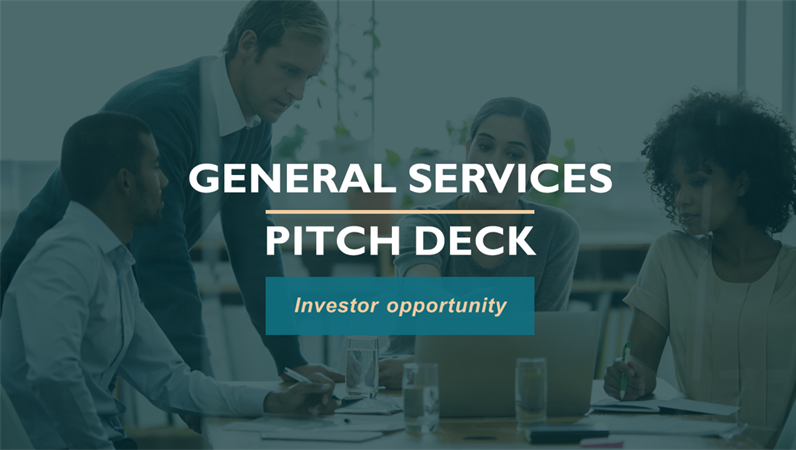 Professional services pitch deck Professional services pitch deck