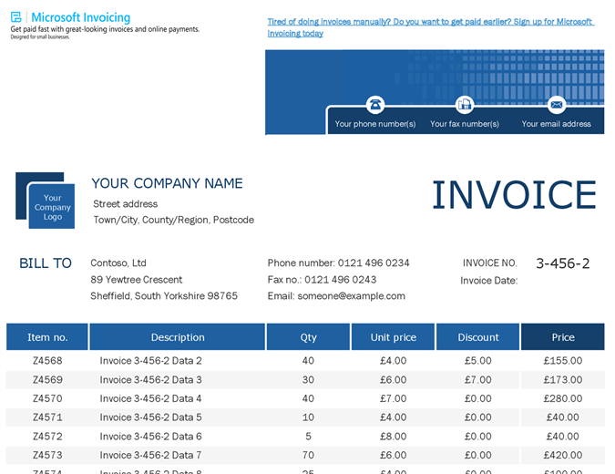 Sales invoice tracker with Microsoft Invoicing Sales invoice tracker with Microsoft Invoicing