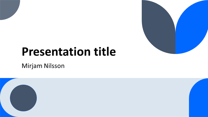 Universal presentation Universal presentation